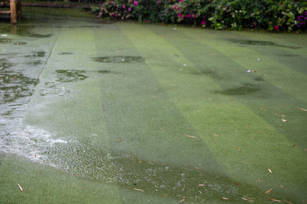 Staunässe auf Kunstrasen: Was tun? Der Praxis-Guide gegen Wasserstau - Staunässe auf Kunstrasen beseitigen: Praxis-Guide